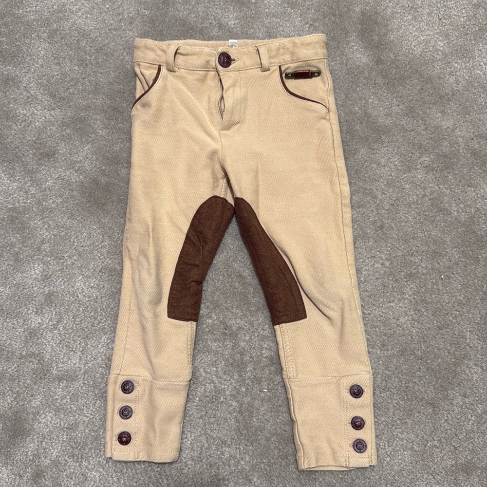 GIRLS mayoral HUNTER BREECH (TAN, 4) Jodhpurs riding pants- adjustable waist